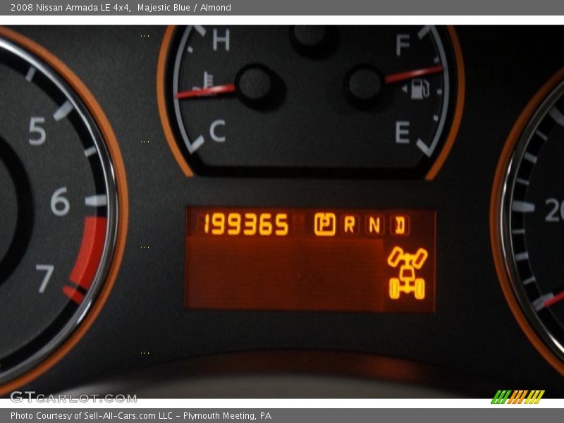 Majestic Blue / Almond 2008 Nissan Armada LE 4x4