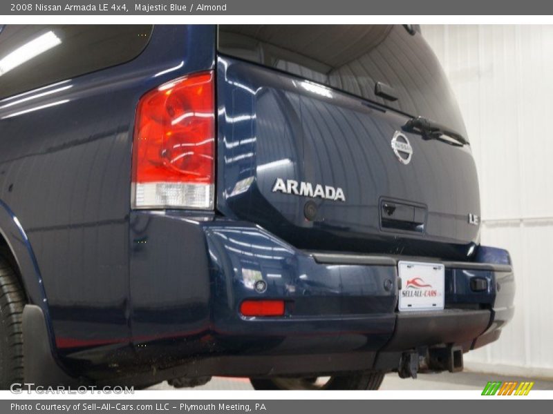 Majestic Blue / Almond 2008 Nissan Armada LE 4x4