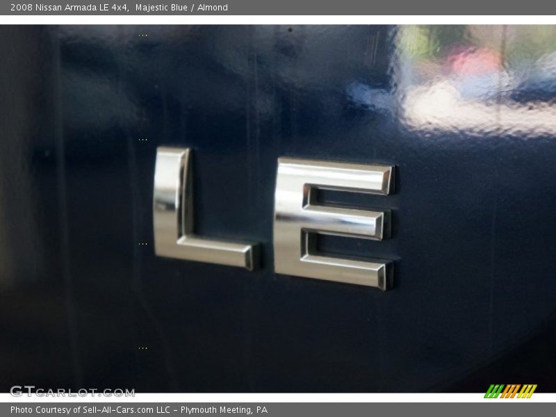 Majestic Blue / Almond 2008 Nissan Armada LE 4x4