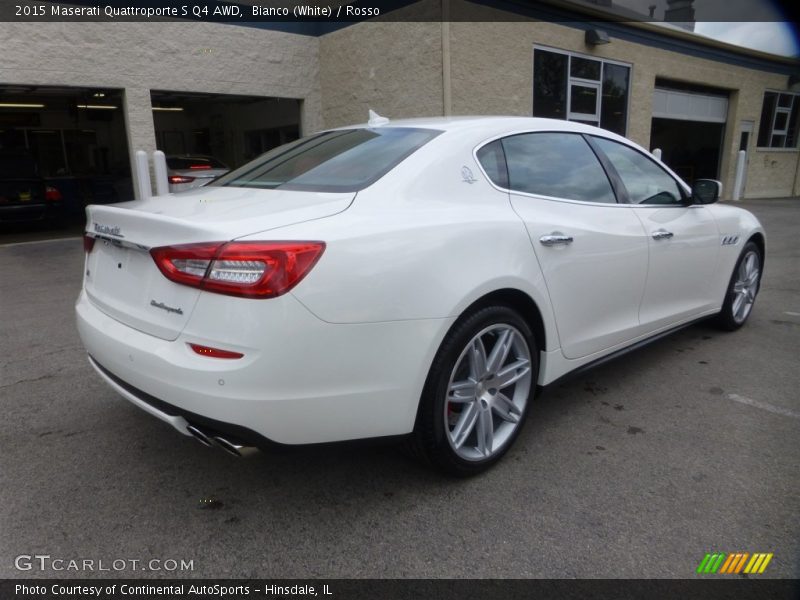 Bianco (White) / Rosso 2015 Maserati Quattroporte S Q4 AWD