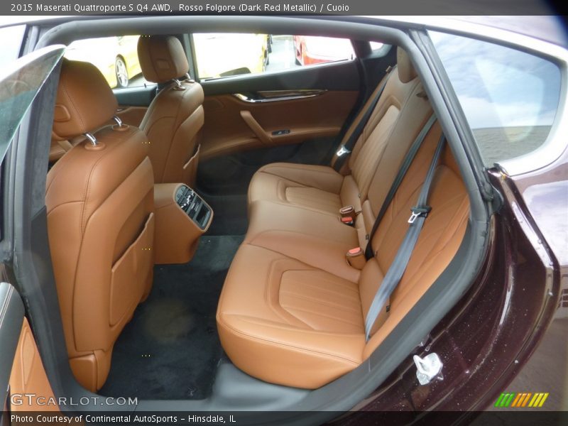 Rosso Folgore (Dark Red Metallic) / Cuoio 2015 Maserati Quattroporte S Q4 AWD