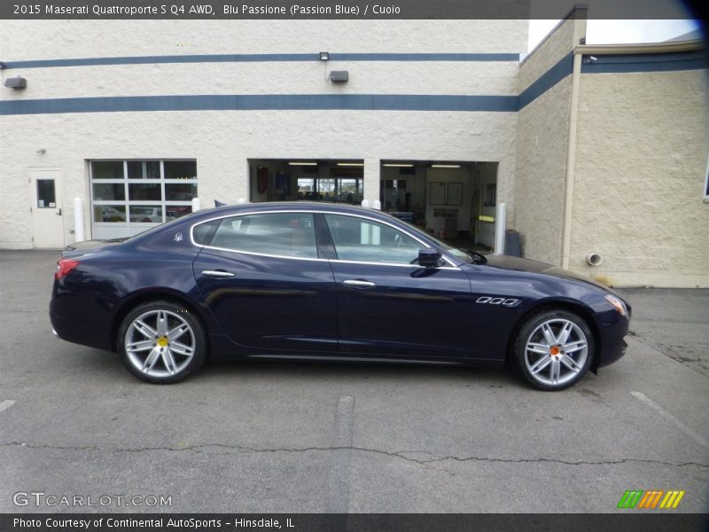 Blu Passione (Passion Blue) / Cuoio 2015 Maserati Quattroporte S Q4 AWD