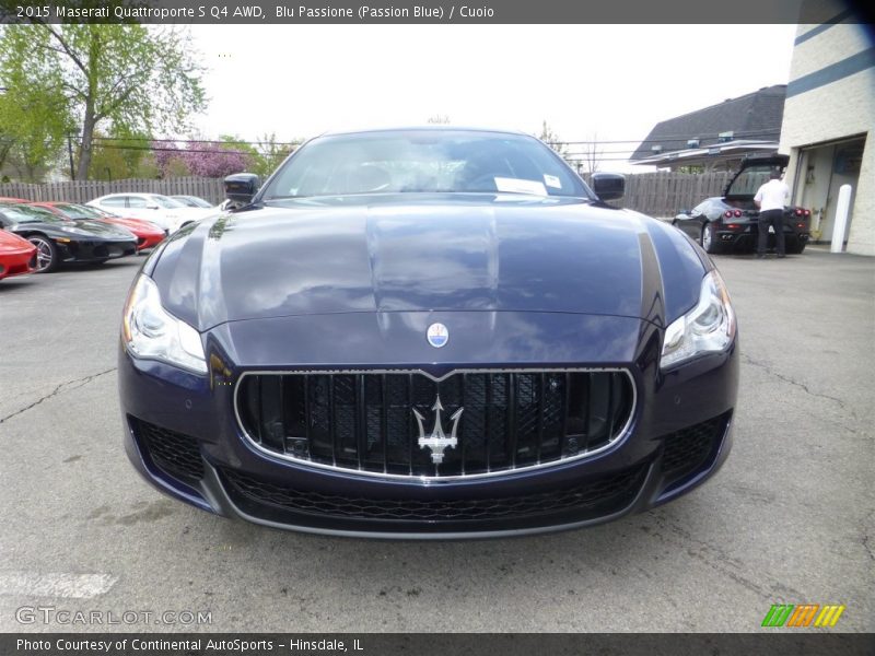 Blu Passione (Passion Blue) / Cuoio 2015 Maserati Quattroporte S Q4 AWD