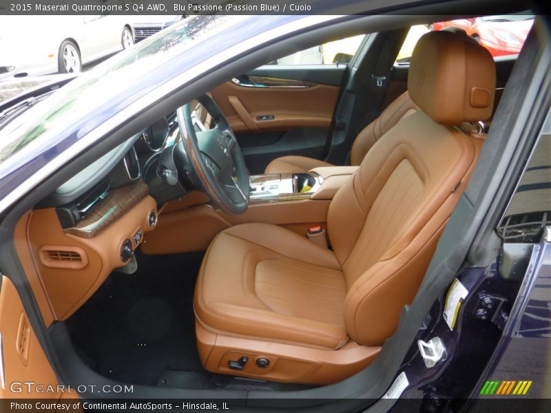 Blu Passione (Passion Blue) / Cuoio 2015 Maserati Quattroporte S Q4 AWD