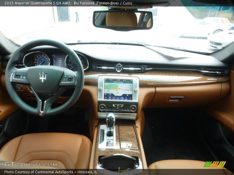 Blu Passione (Passion Blue) / Cuoio 2015 Maserati Quattroporte S Q4 AWD