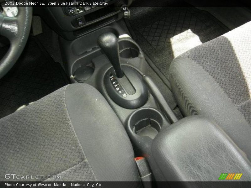 Steel Blue Pearl / Dark Slate Gray 2002 Dodge Neon SE