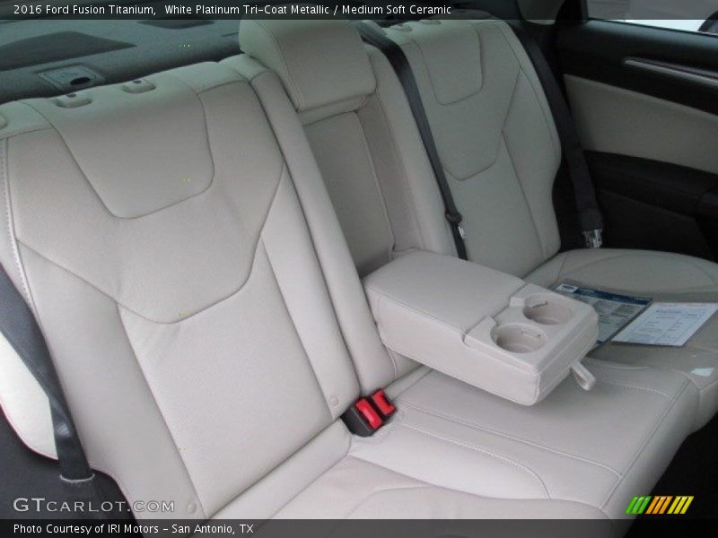 Rear Seat of 2016 Fusion Titanium