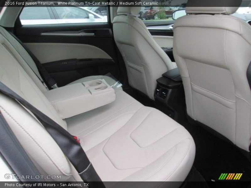 Rear Seat of 2016 Fusion Titanium