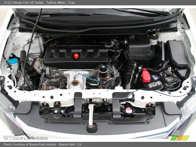 Taffeta White / Gray 2012 Honda Civic HF Sedan