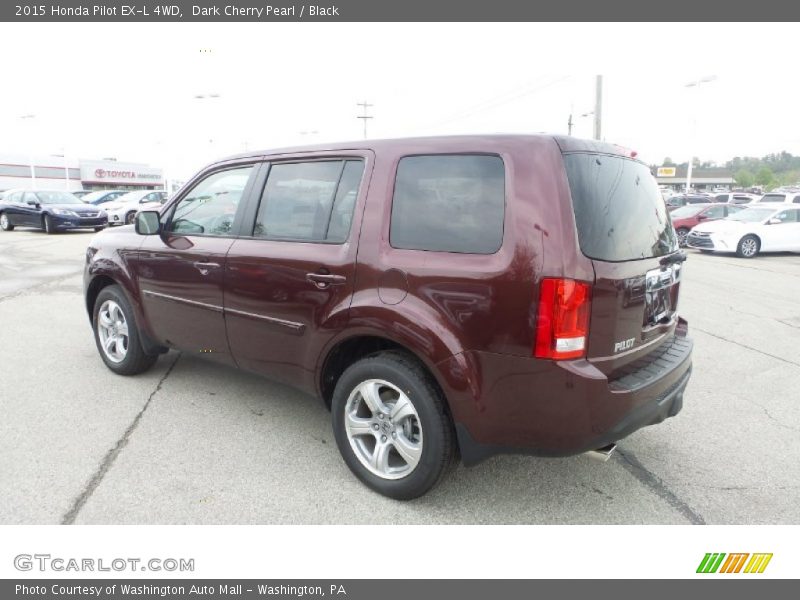 Dark Cherry Pearl / Black 2015 Honda Pilot EX-L 4WD