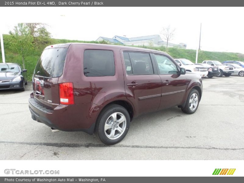 Dark Cherry Pearl / Black 2015 Honda Pilot EX-L 4WD
