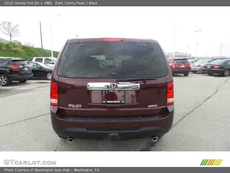 Dark Cherry Pearl / Black 2015 Honda Pilot EX-L 4WD