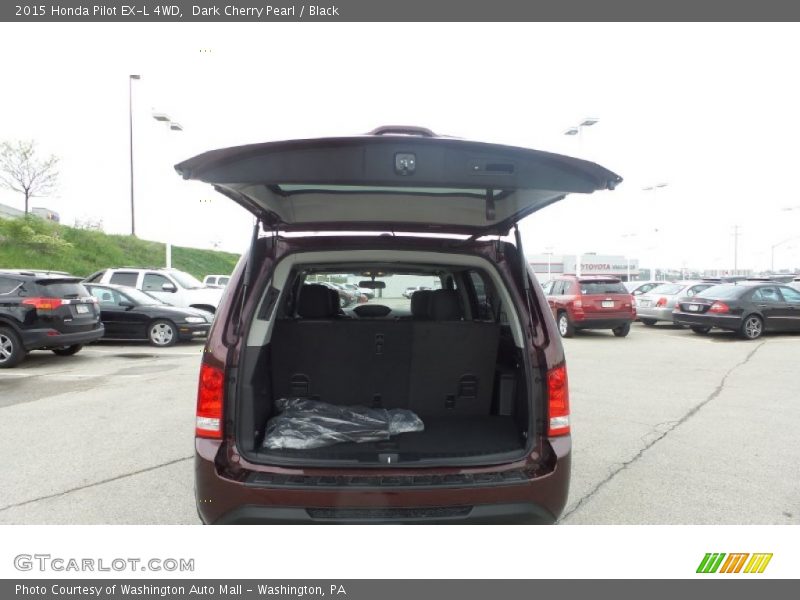 Dark Cherry Pearl / Black 2015 Honda Pilot EX-L 4WD