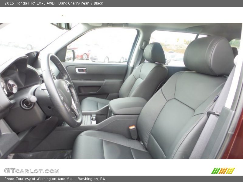 Dark Cherry Pearl / Black 2015 Honda Pilot EX-L 4WD