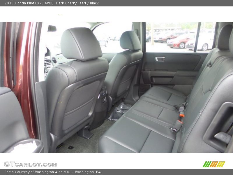 Dark Cherry Pearl / Black 2015 Honda Pilot EX-L 4WD