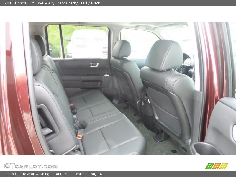 Dark Cherry Pearl / Black 2015 Honda Pilot EX-L 4WD