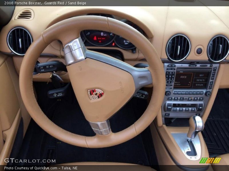 Guards Red / Sand Beige 2008 Porsche Boxster
