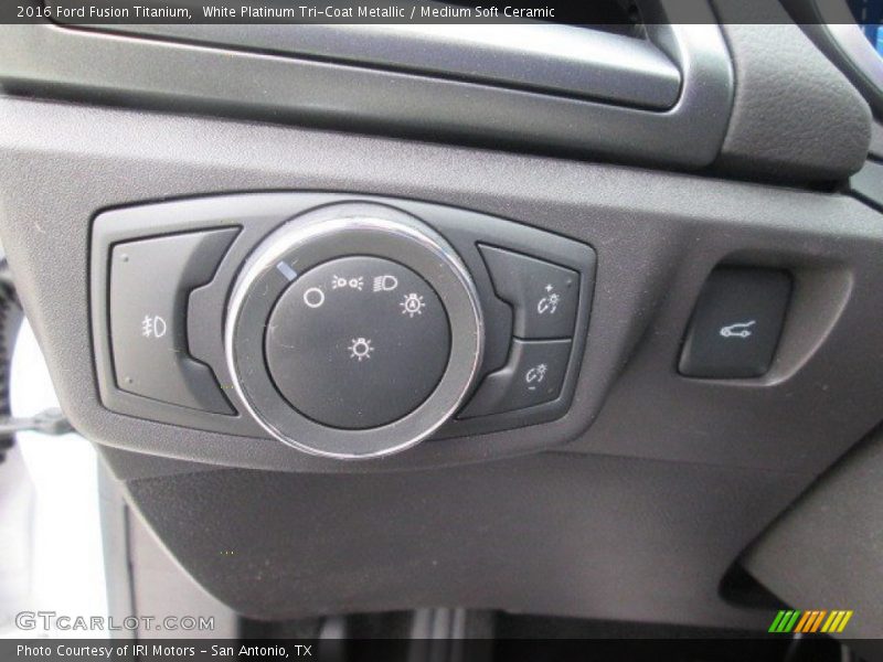 Controls of 2016 Fusion Titanium