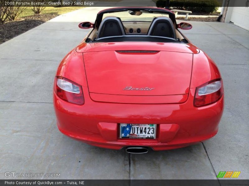 Guards Red / Sand Beige 2008 Porsche Boxster