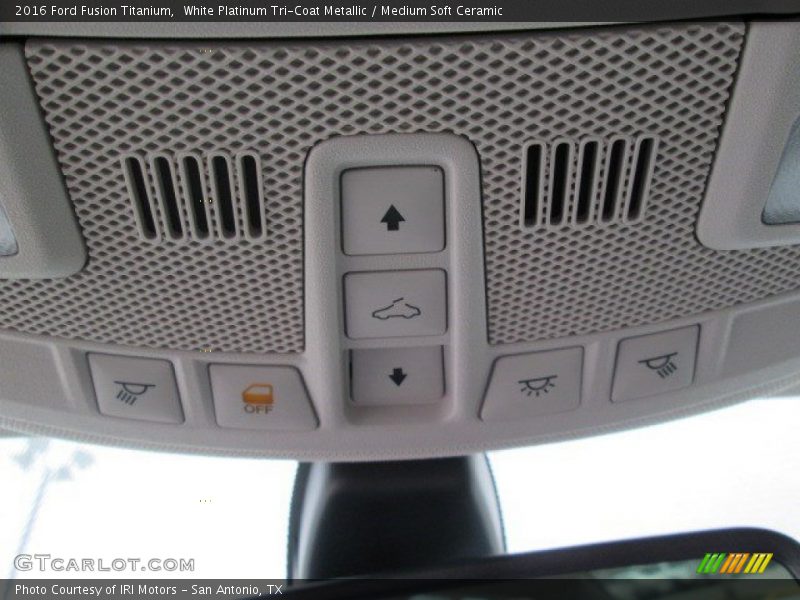 Controls of 2016 Fusion Titanium