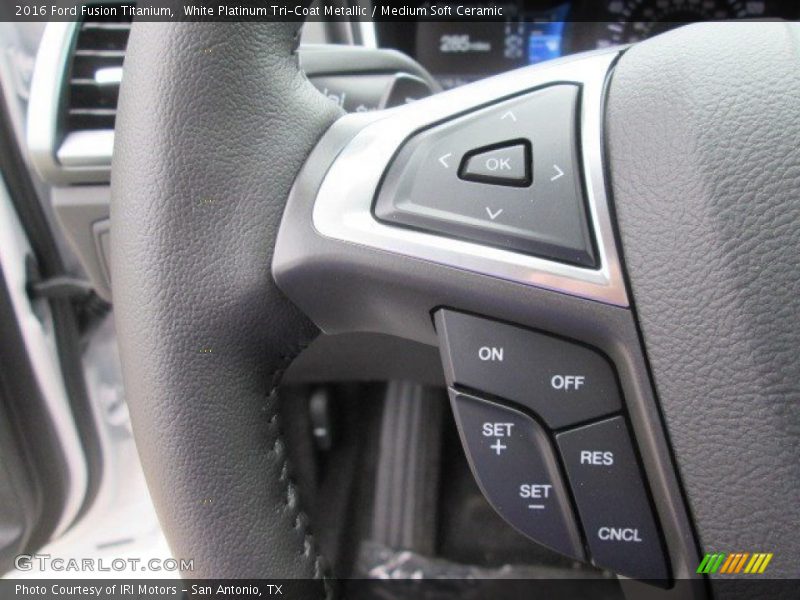 Controls of 2016 Fusion Titanium