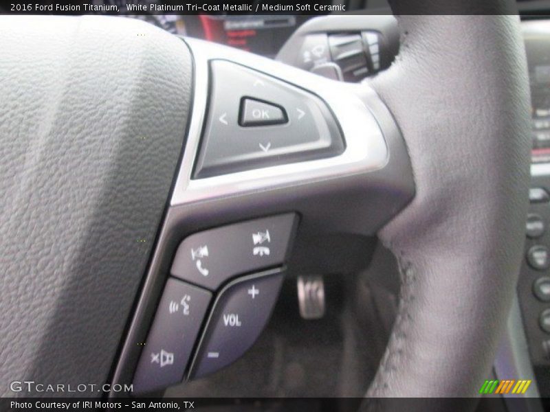 Controls of 2016 Fusion Titanium