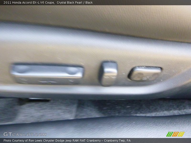 Crystal Black Pearl / Black 2011 Honda Accord EX-L V6 Coupe