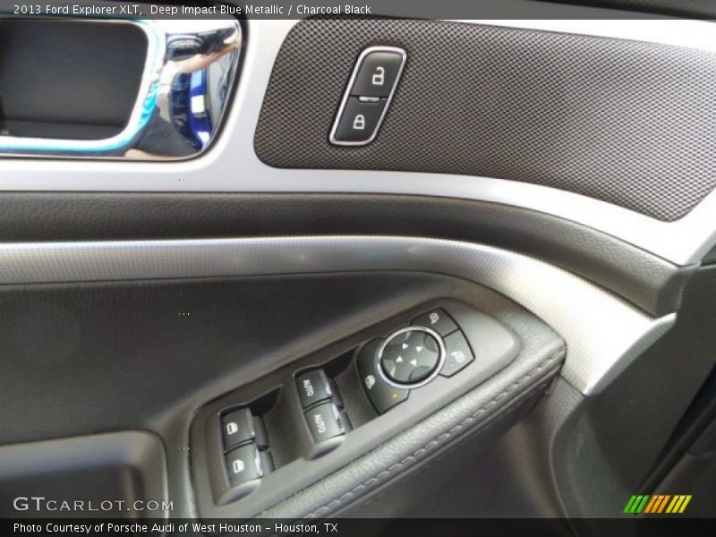Deep Impact Blue Metallic / Charcoal Black 2013 Ford Explorer XLT
