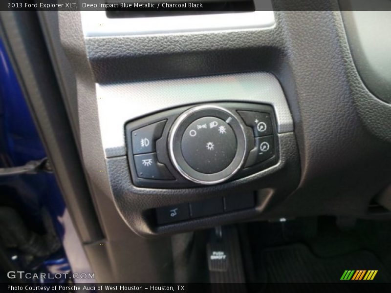 Deep Impact Blue Metallic / Charcoal Black 2013 Ford Explorer XLT