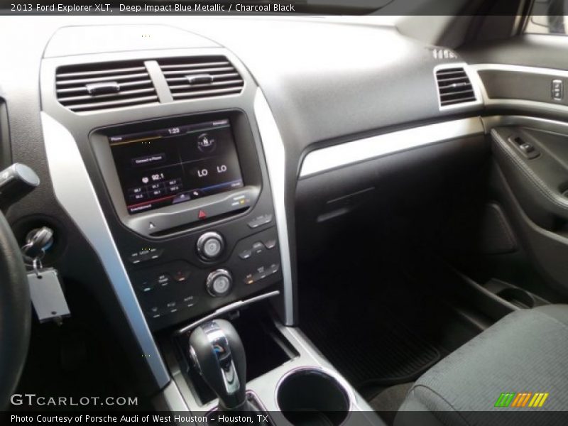 Deep Impact Blue Metallic / Charcoal Black 2013 Ford Explorer XLT