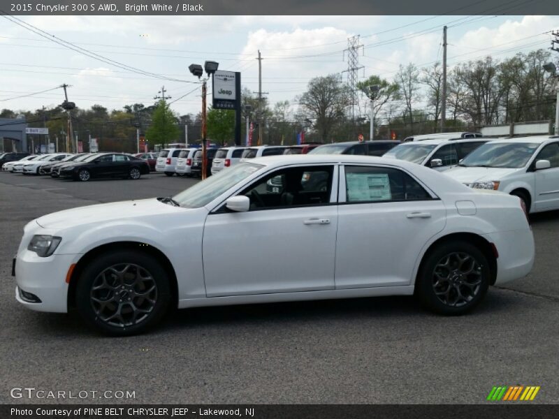 Bright White / Black 2015 Chrysler 300 S AWD