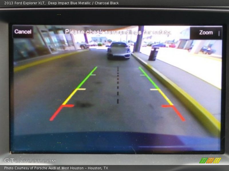 Deep Impact Blue Metallic / Charcoal Black 2013 Ford Explorer XLT
