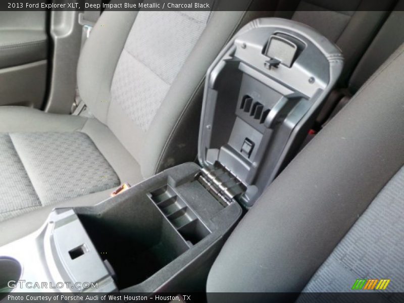 Deep Impact Blue Metallic / Charcoal Black 2013 Ford Explorer XLT