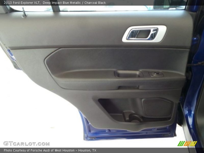 Deep Impact Blue Metallic / Charcoal Black 2013 Ford Explorer XLT