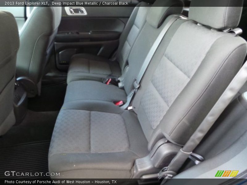 Deep Impact Blue Metallic / Charcoal Black 2013 Ford Explorer XLT