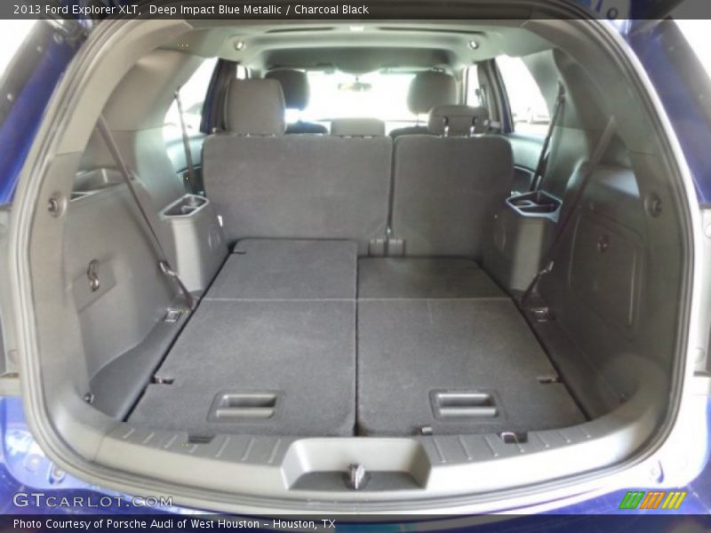 Deep Impact Blue Metallic / Charcoal Black 2013 Ford Explorer XLT