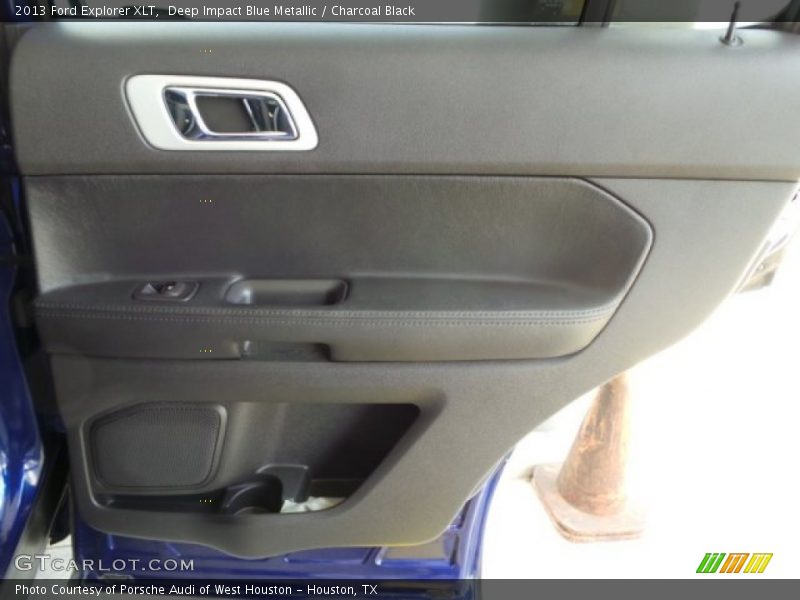 Deep Impact Blue Metallic / Charcoal Black 2013 Ford Explorer XLT