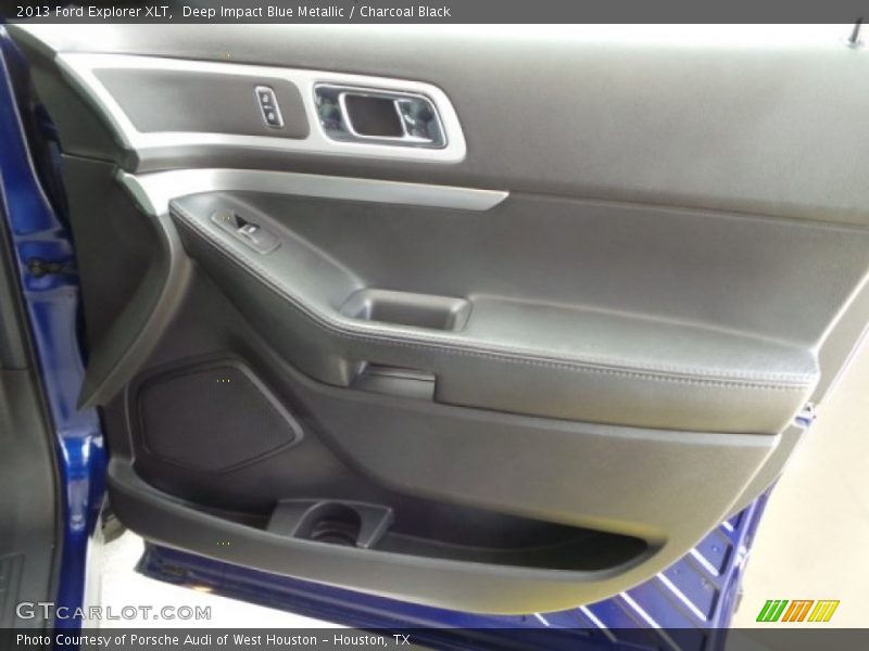 Deep Impact Blue Metallic / Charcoal Black 2013 Ford Explorer XLT