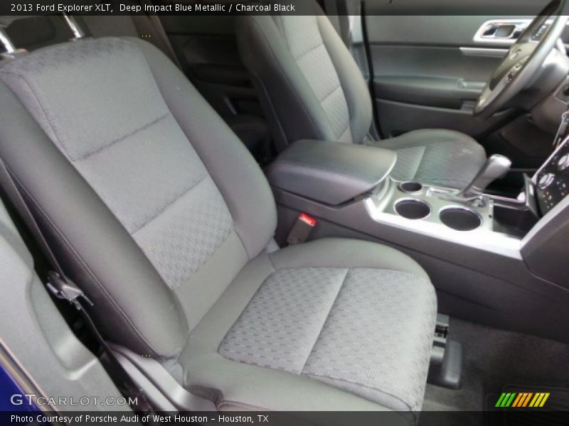 Deep Impact Blue Metallic / Charcoal Black 2013 Ford Explorer XLT