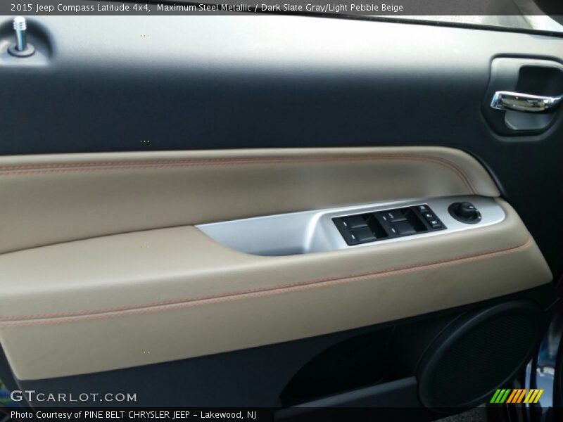 Maximum Steel Metallic / Dark Slate Gray/Light Pebble Beige 2015 Jeep Compass Latitude 4x4