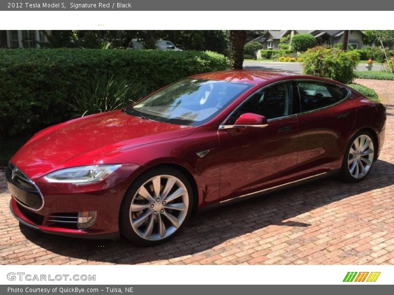  2012 Model S  Signature Red