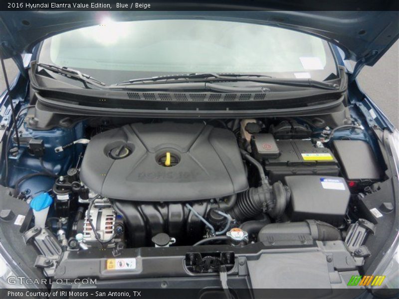 Blue / Beige 2016 Hyundai Elantra Value Edition