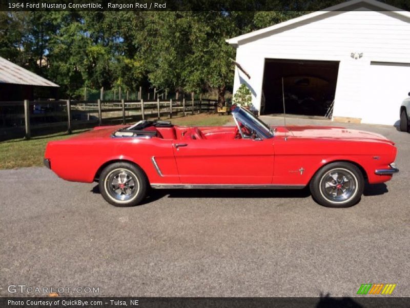  1964 Mustang Convertible Rangoon Red
