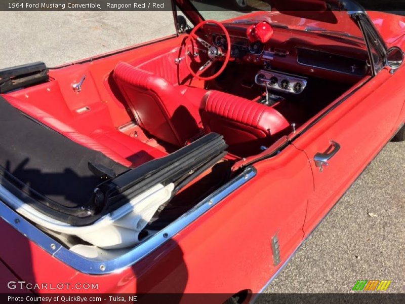  1964 Mustang Convertible Red Interior