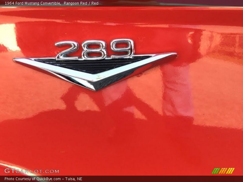 Rangoon Red / Red 1964 Ford Mustang Convertible