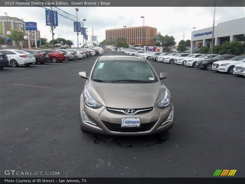 Desert Bronze / Beige 2016 Hyundai Elantra Value Edition