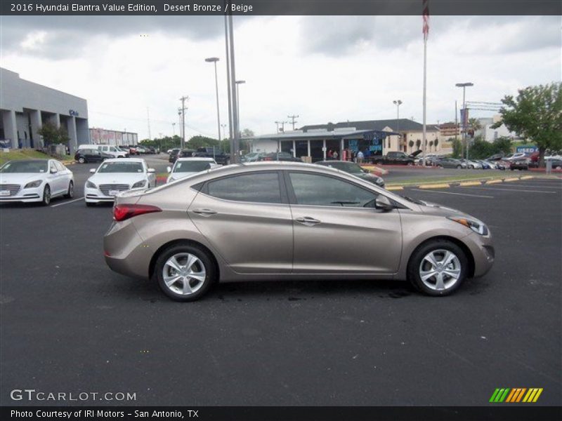 Desert Bronze / Beige 2016 Hyundai Elantra Value Edition