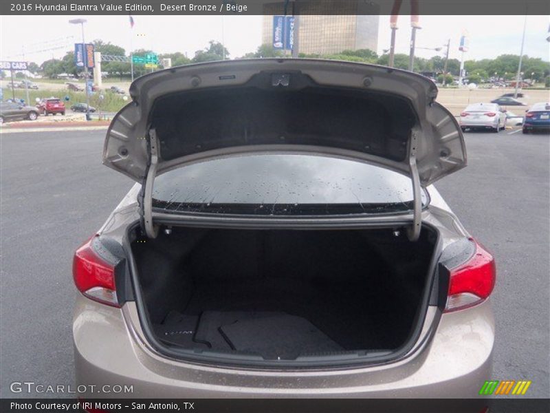 Desert Bronze / Beige 2016 Hyundai Elantra Value Edition