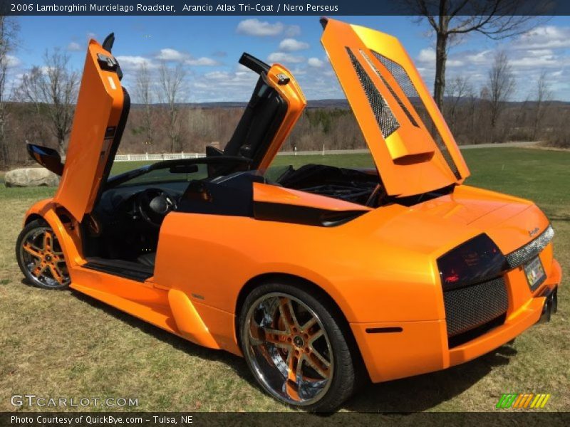 Arancio Atlas Tri-Coat / Nero Perseus 2006 Lamborghini Murcielago Roadster