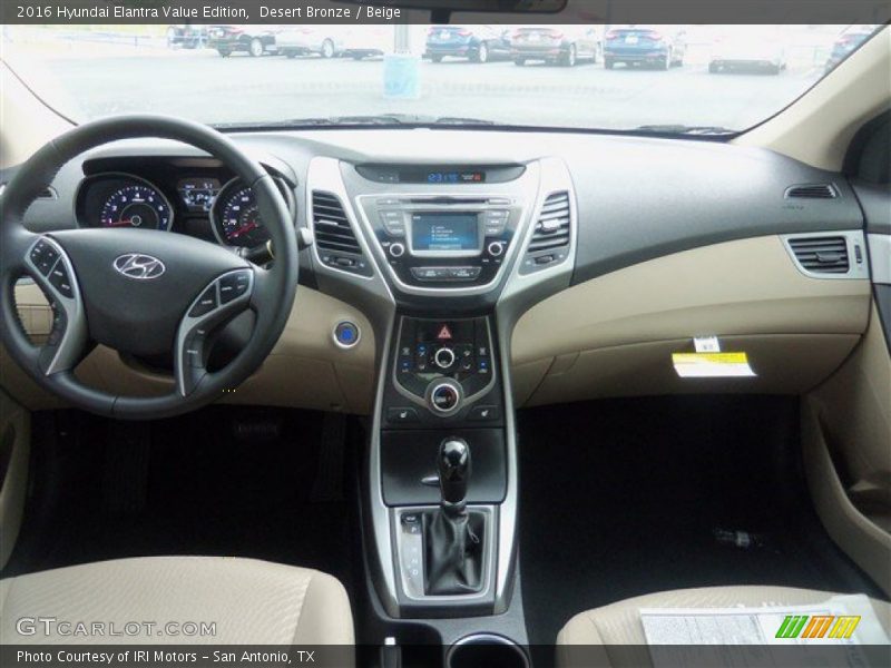Desert Bronze / Beige 2016 Hyundai Elantra Value Edition